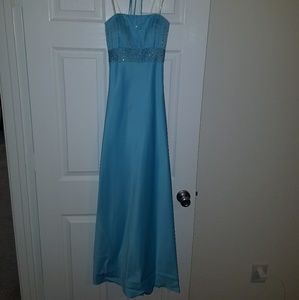 Blue Full Length Gown